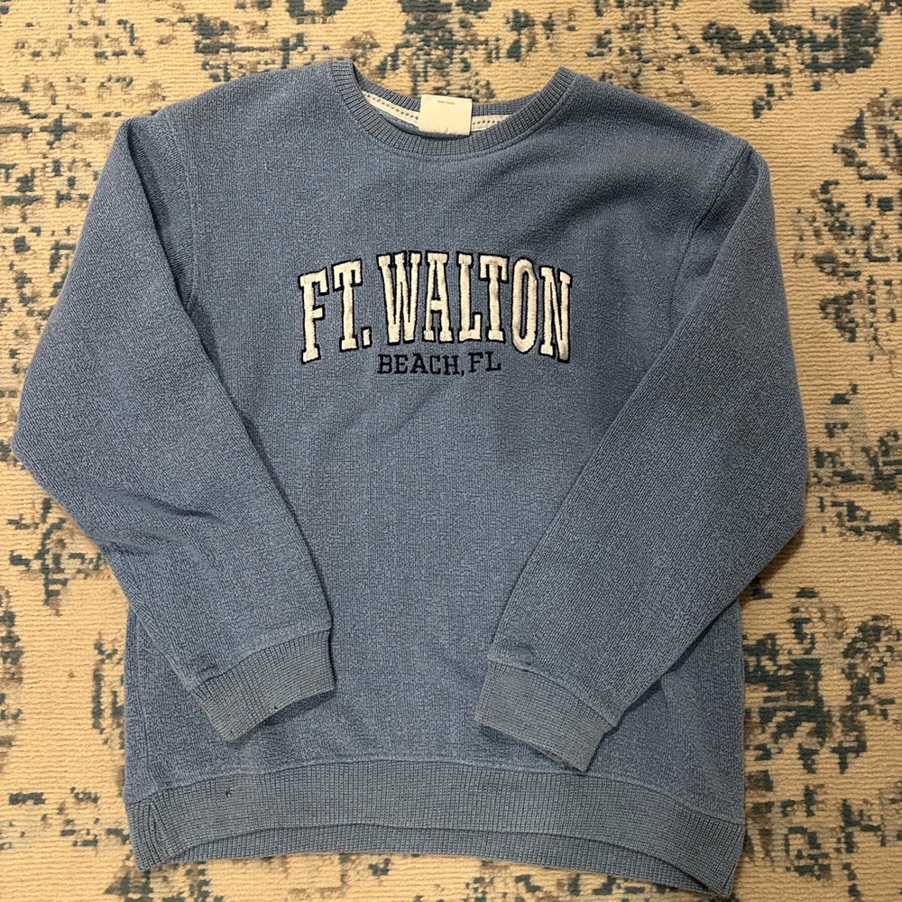 Pacifica Blue Crewneck Sweater